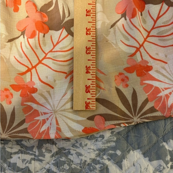 Orange Tan Ruffled Sundress with Flutter Sleeves - Picture 5 of 9